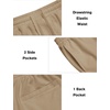 image:imageCOOFANDY Mens Tracksuit 2 Piece Hooded Athletic Sweatsuit Short Sleeve Casual Sports Hoodie Shorts SetKhaki