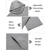 image:imageCOOFANDY Mens Tracksuit 2 Piece Hooded Athletic Sweatsuit Short Sleeve Casual Sports Hoodie Shorts SetLight Grey