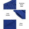 image:imageCOOFANDY Mens Tracksuit 2 Piece Hooded Athletic Sweatsuit Short Sleeve Casual Sports Hoodie Shorts SetRoyal Blue