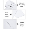 image:imageCOOFANDY Mens Tracksuit 2 Piece Hooded Athletic Sweatsuit Short Sleeve Casual Sports Hoodie Shorts SetWhite