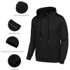 image:imageCOOFANDY Mens Tracksuit 2 Piece Hooded Athletic Sweatsuits Casual Running Jogging Sport Suit SetsBlack