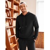image:imageCOOFANDY Mens Tracksuit 2 Piece Hooded Athletic Sweatsuits Casual Running Jogging Sport Suit SetsBlack