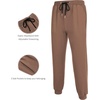 image:imageCOOFANDY Mens Tracksuit 2 Piece Hooded Athletic Sweatsuits Casual Running Jogging Sport Suit SetsBrown