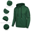 image:imageCOOFANDY Mens Tracksuit 2 Piece Hooded Athletic Sweatsuits Casual Running Jogging Sport Suit SetsGreen