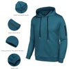 image:imageCOOFANDY Mens Tracksuit 2 Piece Hooded Athletic Sweatsuits Casual Running Jogging Sport Suit SetsGrey Blue