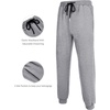 image:imageCOOFANDY Mens Tracksuit 2 Piece Hooded Athletic Sweatsuits Casual Running Jogging Sport Suit SetsLight Grey