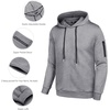 image:imageCOOFANDY Mens Tracksuit 2 Piece Hooded Athletic Sweatsuits Casual Running Jogging Sport Suit SetsLight Grey