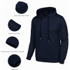 image:imageCOOFANDY Mens Tracksuit 2 Piece Hooded Athletic Sweatsuits Casual Running Jogging Sport Suit SetsNavy Blue