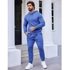 image:imageCOOFANDY Mens Tracksuit 2 Piece Hooded Athletic Sweatsuits Casual Running Jogging Sport Suit SetsRoyal Blue