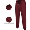 image:imageCOOFANDY Mens Tracksuit 2 Piece Hooded Athletic Sweatsuits Casual Running Jogging Sport Suit SetsWine Red