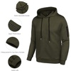 image:imageCOOFANDY Mens Tracksuit 2 Piece Hooded Athletic Sweatsuits Casual Running Jogging Sport Suit SetsZarmy Green Black