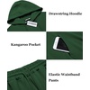 image:imageCOOFANDY Mens Tracksuit 2 Piece Hoodie Athletic Sweatsuits Casual Jogging Suit SetsGreen