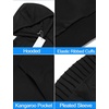 image:imageCOOFANDY Mens Tracksuit 2 Piece Hoodie Sweatsuit Sets Casual Jogging Athletic SuitsBlack
