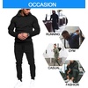 image:imageCOOFANDY Mens Tracksuit 2 Piece Hoodie Sweatsuit Sets Casual Jogging Athletic SuitsBlack