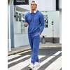 image:imageCOOFANDY Mens Tracksuit 2 Piece Hoodie Sweatsuit Sets Casual Jogging Athletic SuitsBlue