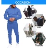 image:imageCOOFANDY Mens Tracksuit 2 Piece Hoodie Sweatsuit Sets Casual Jogging Athletic SuitsBlue