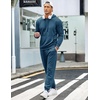 image:imageCOOFANDY Mens Tracksuit 2 Piece Hoodie Sweatsuit Sets Casual Jogging Athletic SuitsDark Blue