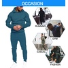 image:imageCOOFANDY Mens Tracksuit 2 Piece Hoodie Sweatsuit Sets Casual Jogging Athletic SuitsDark Blue