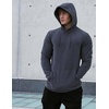 image:imageCOOFANDY Mens Tracksuit 2 Piece Hoodie Sweatsuit Sets Casual Jogging Athletic SuitsDark Gray