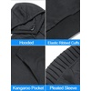 image:imageCOOFANDY Mens Tracksuit 2 Piece Hoodie Sweatsuit Sets Casual Jogging Athletic SuitsDark Gray
