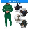 image:imageCOOFANDY Mens Tracksuit 2 Piece Hoodie Sweatsuit Sets Casual Jogging Athletic SuitsLake Green