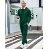 image:imageCOOFANDY Mens Tracksuit 2 Piece Hoodie Sweatsuit Sets Casual Jogging Athletic SuitsLake Green