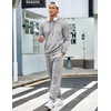 image:imageCOOFANDY Mens Tracksuit 2 Piece Hoodie Sweatsuit Sets Casual Jogging Athletic SuitsLight Grey