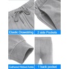 image:imageCOOFANDY Mens Tracksuit 2 Piece Hoodie Sweatsuit Sets Casual Jogging Athletic SuitsLight Grey