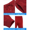 image:imageCOOFANDY Mens Tracksuit 2 Piece Hoodie Sweatsuit Sets Casual Jogging Athletic SuitsRed