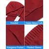 image:imageCOOFANDY Mens Tracksuit 2 Piece Hoodie Sweatsuit Sets Casual Jogging Athletic SuitsRed
