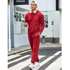 image:imageCOOFANDY Mens Tracksuit 2 Piece Hoodie Sweatsuit Sets Casual Jogging Athletic SuitsRed