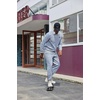 image:imageCOOFANDY Mens Tracksuit 2 Piece Set Crewneck Sweatsuits Jogging Suit Sets Long Sleeve Jacquard Pullover Shirt OutfitsLight Grey
