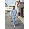 image:imageCOOFANDY Mens Tracksuit 2 Piece Set Crewneck Sweatsuits Jogging Suit Sets Long Sleeve Jacquard Pullover Shirt OutfitsLight Grey