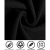 image:imageCOOFANDY Mens Tracksuits 2 Pieces Waffle Hoodies Sweatsuit Sets Sports Jogging Suit SetBlack