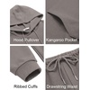 image:imageCOOFANDY Mens Tracksuits 2 Pieces Waffle Hoodies Sweatsuit Sets Sports Jogging Suit SetLight Grey