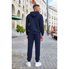 image:imageCOOFANDY Mens Tracksuits 2 Pieces Waffle Hoodies Sweatsuit Sets Sports Jogging Suit SetNavy Blue