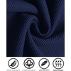 image:imageCOOFANDY Mens Tracksuits 2 Pieces Waffle Hoodies Sweatsuit Sets Sports Jogging Suit SetNavy Blue