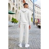 image:imageCOOFANDY Mens Tracksuits 2 Pieces Waffle Hoodies Sweatsuit Sets Sports Jogging Suit SetWhhite