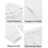 image:imageCOOFANDY Mens Tracksuits 2 Pieces Waffle Hoodies Sweatsuit Sets Sports Jogging Suit SetWhhite