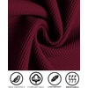 image:imageCOOFANDY Mens Tracksuits 2 Pieces Waffle Hoodies Sweatsuit Sets Sports Jogging Suit SetWine Red