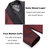 image:imageCOOFANDY Mens Tuxedo Jacket Slim Fit Shawl Lapel Blazer One Button Suit Jackets for Party Prom Wedding DinnerRed