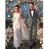 image:imageCOOFANDY Mens Tuxedo Suit Set Slim Fit 2 Piece Dress Suit Shawl Lapel Tuxedo Jacket Pants for Wedding Dinner Prom PartyDark Grey