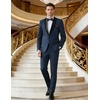 image:imageCOOFANDY Mens Tuxedo Suit Set Slim Fit 2 Piece Dress Suit Shawl Lapel Tuxedo Jacket Pants for Wedding Dinner Prom PartyNavy