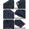 image:imageCOOFANDY Mens Tuxedo Suit Set Slim Fit 2 Piece Dress Suit Shawl Lapel Tuxedo Jacket Pants for Wedding Dinner Prom PartyNavy