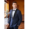 image:imageCOOFANDY Mens Tuxedo Suit Set Slim Fit 2 Piece Dress Suit Shawl Lapel Tuxedo Jacket Pants for Wedding Dinner Prom PartyNavy