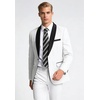 image:imageCOOFANDY Mens Tuxedo Suit Set Slim Fit 2 Piece Dress Suit Shawl Lapel Tuxedo Jacket Pants for Wedding Dinner Prom PartyWhite