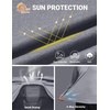 image:imageCOOFANDY Mens UPF 50 Fishing Shirt Lightweight Quick Dry UV Sun Protection Hoodie Long Sleeve SPF Hiking Running Rash GuardLight Gray