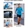 image:imageCOOFANDY Mens UPF 50 Hoodie Shirts Long Sleeve Rash Guard Sun Protection Fishing Shirts Lightweight Quick Dry Hoodies2 Packlight Bluegray