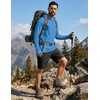 image:imageCOOFANDY Mens UPF 50 Hoodie Shirts Long Sleeve Rash Guard Sun Protection Fishing Shirts Lightweight Quick Dry HoodiesBlue