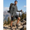 image:imageCOOFANDY Mens UPF 50 Hoodie Shirts Long Sleeve Rash Guard Sun Protection Fishing Shirts Lightweight Quick Dry HoodiesGray